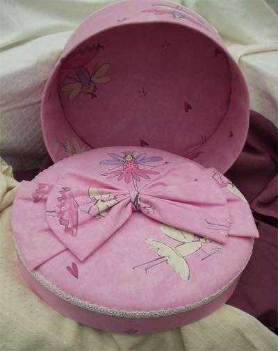 Detail of box interior and lid