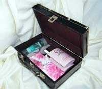 Inside smaller size suitcase 
