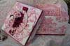 Ivory & red toile de jouy