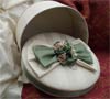 Sanderson "Lymington" cream striped Hat Box