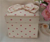 Polka Dot Square Box