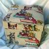 Square Teddy Bear Fabric Box