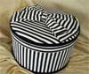 Black & White narrow striped 