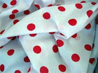 White with Red Polka Dot option